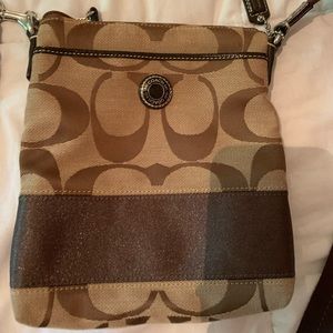 Vintage Coach Signature Crossbody